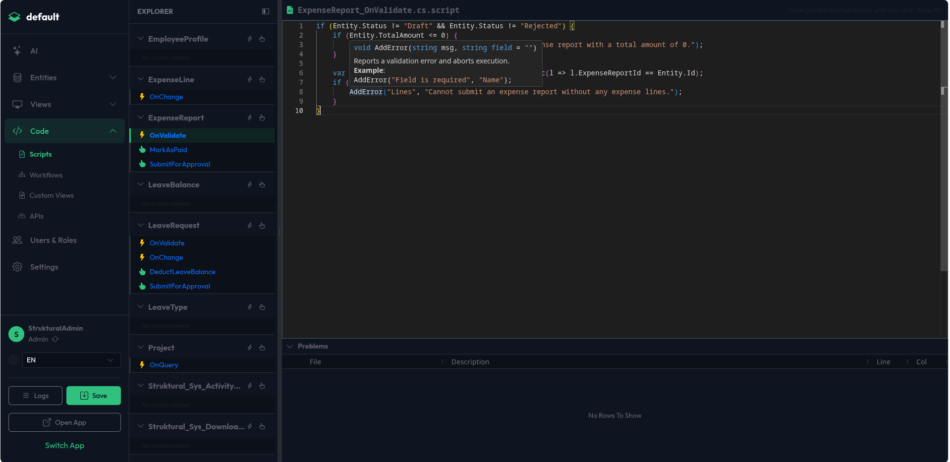 Script Editor