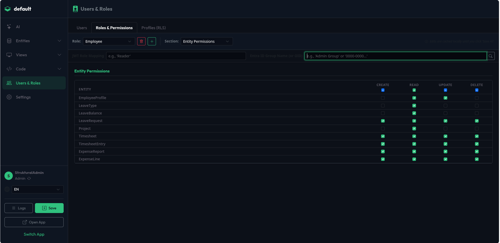 Users and Roles Module