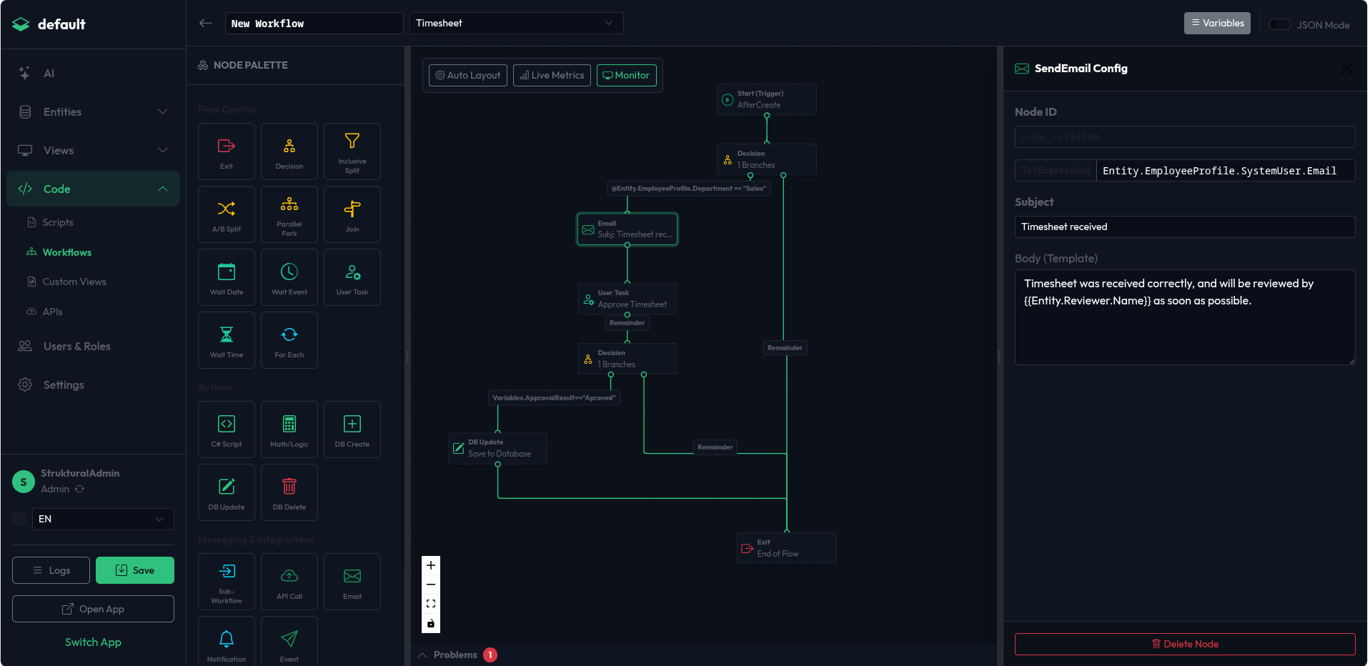 Workflow Designer